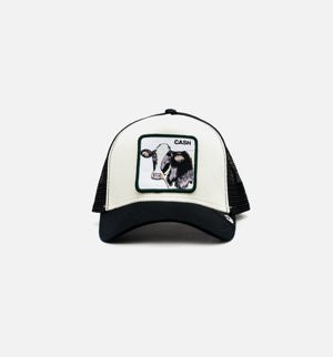 Goorin Bros The Cash Cow Trucker Hat - Black/White