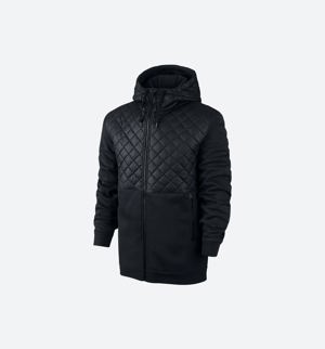 Nike Winterized Fleece Full Zip Hoodie Jacket - Black