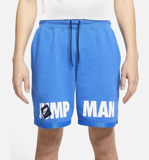 Nike Jumpman Classics Box Logo Fleece Shorts - Blue/Black