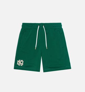 Nice Kicks Monogram Mesh Short Shorts - Green