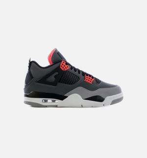 Nike Air 4 Retro Infrared Lifestyle Shoe - Grey/Infrared/Black Limit One Per Customer