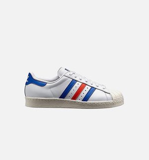 Adidas Superstar 80S Lifestyle Shoe - White/Blue/Red