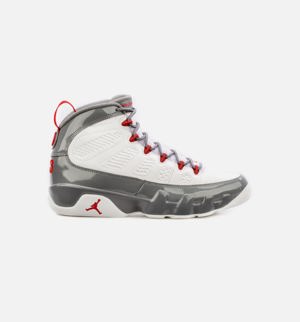 Nike Air 9 Retro Fire Red Lifestyle Shoe - White/Grey