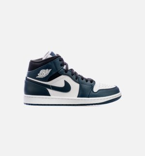 Nike Air 1 Mid Dark Teal Lifestyle Shoes - Black/ Armory Navy