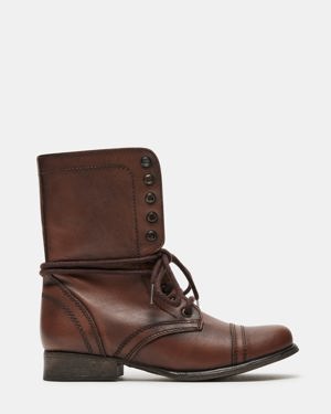 Steve Madden Troopa Brown Leather