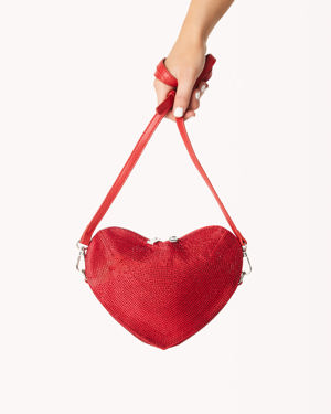 Billini Lello Cross Body Bag - Scarlet-Scarlet Diamante