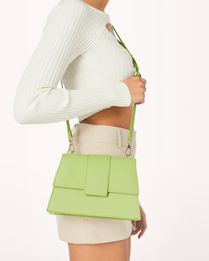 Billini Dolly Cross Body Bag - Lime Texture