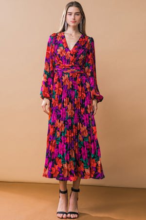 Flying Tomato Our Beautiful Love Woven Midi Dress