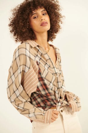 Promesa In The Mix Colorblock Plaid Button-Up Shirt
