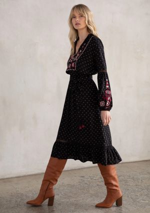 Lovestitch Keita Embroidered Dress