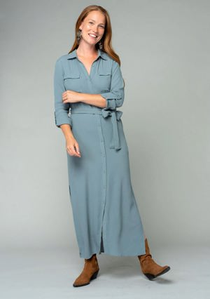 Lovestitch Sandrine Maxi Shirt Dress