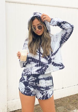 Lovestitch Hang Ten Tie Dye Hoodie