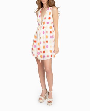 Nicole Miller Radiant Aura Silk Mini Dress