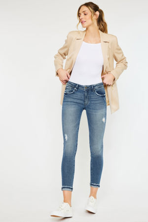 Kancan Reilly Mid Rise Super Skinny Jeans