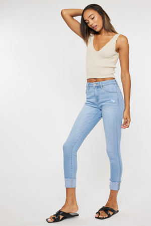 Kancan Remy High Rise Ankle Skinny Jeans