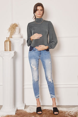 Kancan Penn Maternity Ankle Skinny Jeans