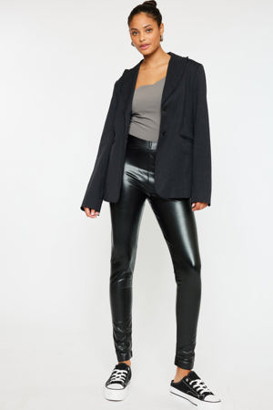 Kancan Widow Ultra High Rise Faux Leather Jeggings