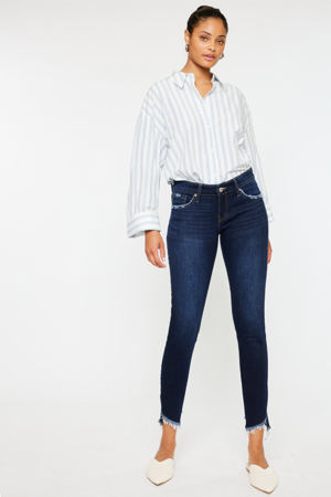 Kancan Alexa Low Rise Ankle Skinny Jeans