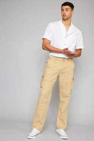 Kancan Nelson Camel Relaxed Cargo Pants