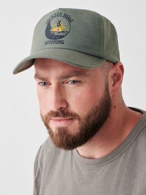 Faherty Jackson Hole Skier All Day Hat - Mountain Green