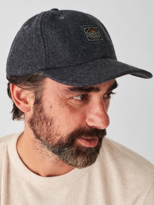 Faherty Wool Baseball Hat - Grey Heather