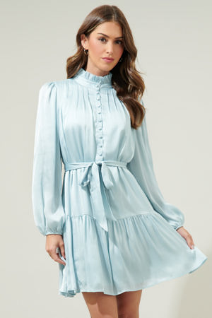 Sugarlips Harmony Groover Button Up Mini Dress