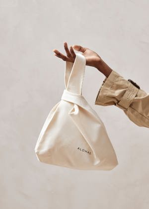 Alohas Old Ibiza Cream Tote Bag