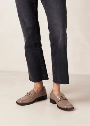 Alohas Elliot Brown Leather Loafers