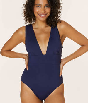 Andie The Mykonos One Piece - Flat - Navy - Classic