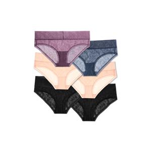 Bombas Air Lace Hipster 6-Pack
