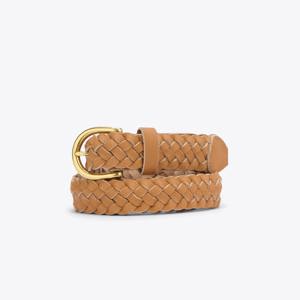 Nisolo Talia Braided Belt Almond