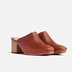 Nisolo All-Day Heeled Mule Brandy