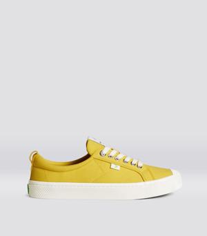 Cariuma Oca Low Yellow Canvas Sneaker