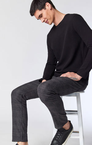 Mavi Jake Slim Leg In Grey Check Fancy