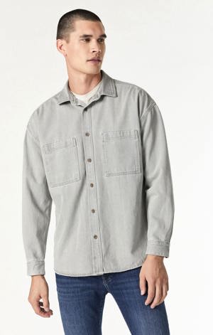 Mavi Stefan Jacket In Stone Natural Dye