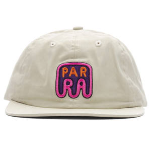 By Parra Fast Food Logo 6 Panel Hat - Off White