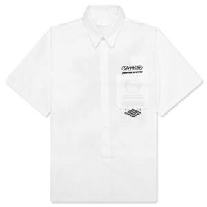 Givenchy Hawaii Shirt W/ Front Pocket - White