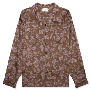 Honor The Gift Patterned Woven L/S - Brown